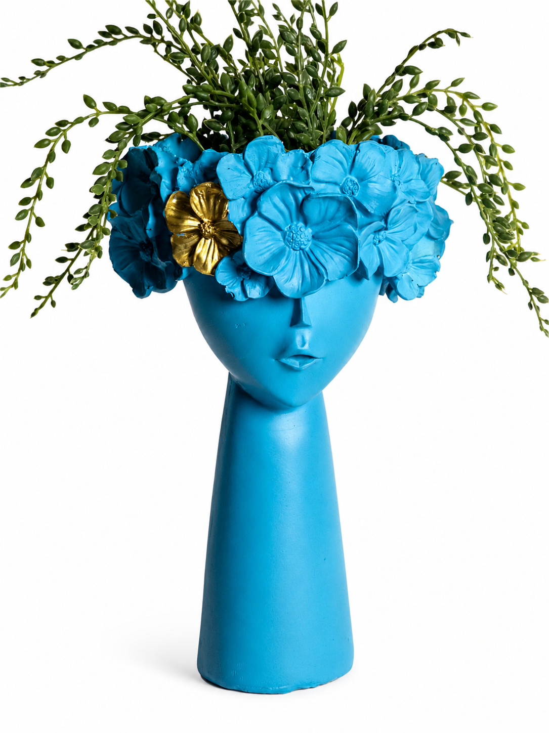 Face Art Flower Vase