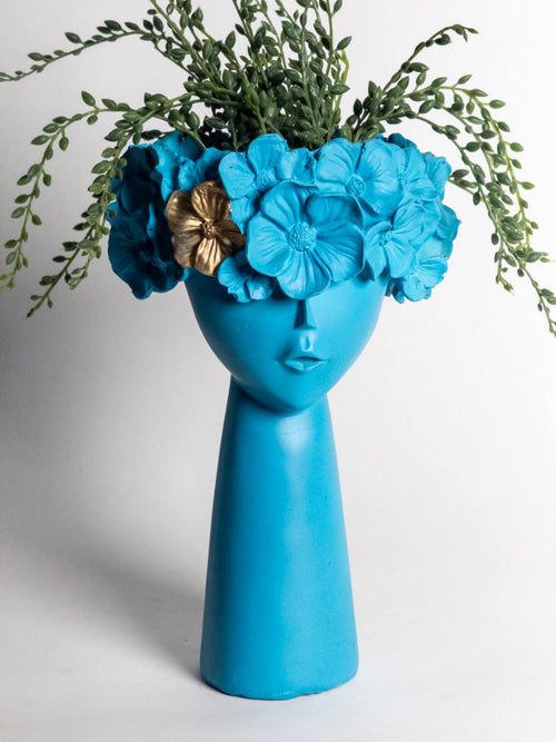 Face Art Flower Vase