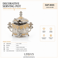 German Silver - Decorative Serving Pot