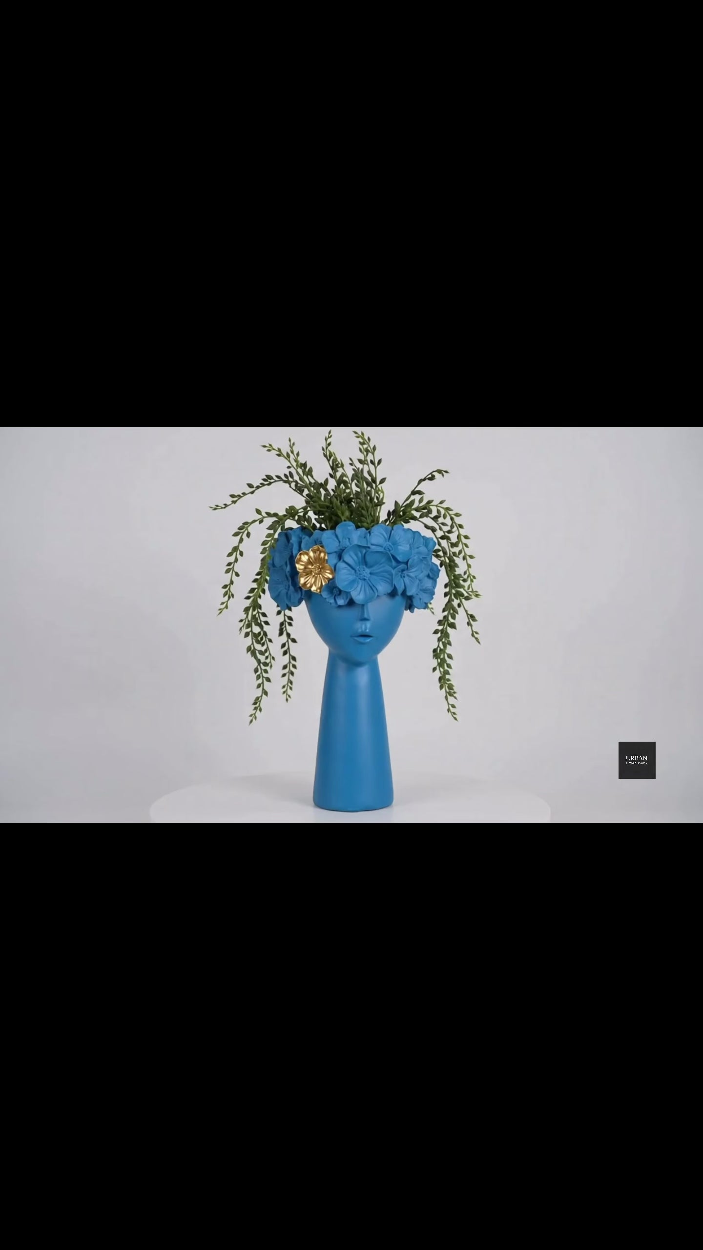 Face Art Flower Vase